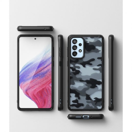 Ringke Samsung Galaxy A53 5G Fusion Σκληρή Θήκη με Πλαίσιο Σιλικόνης - Black - Camo