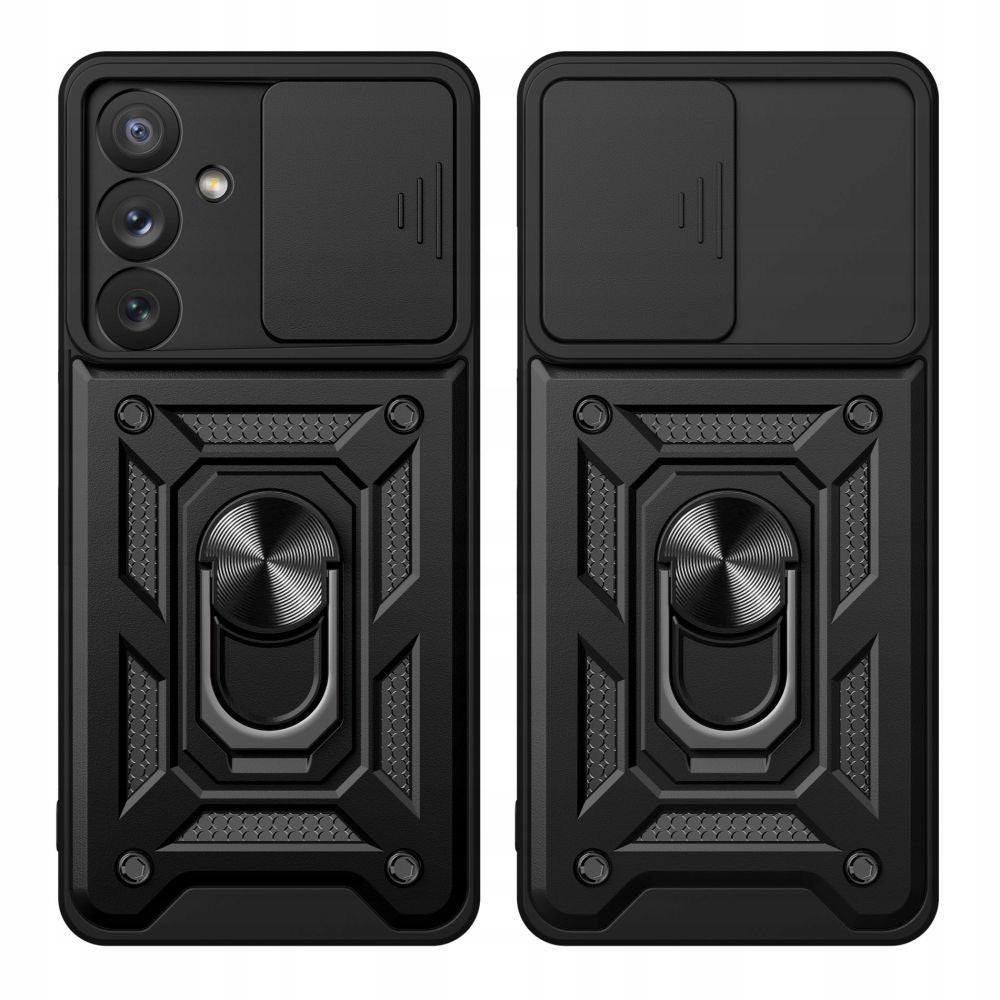 Tech - Protect Samsung Galaxy A54 5G Camshield Pro Σκληρή Θήκη με Πλαίσιο Σιλικόνης και Δαχτυλίδι Συγκράτησης - Black