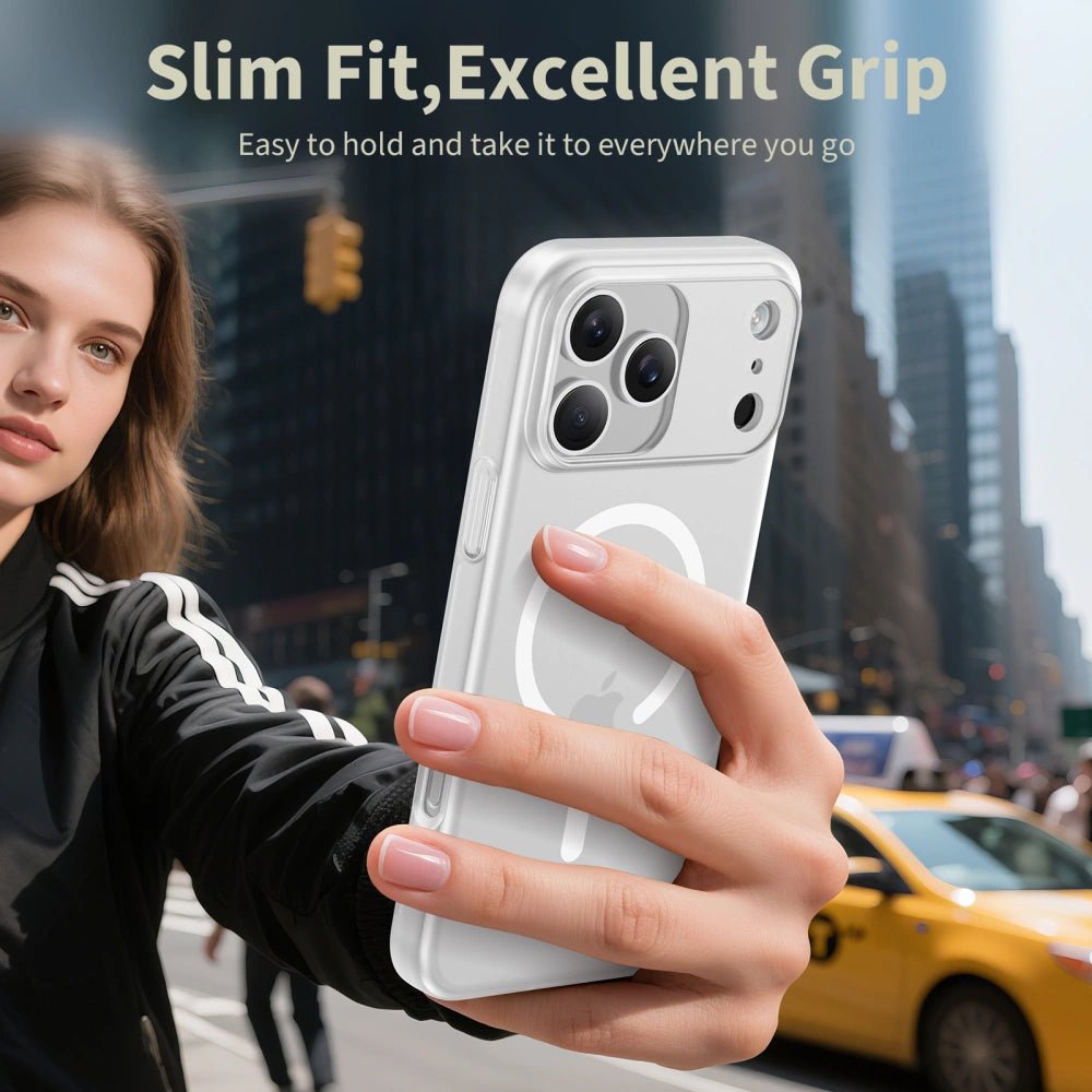 Tech - Protect iPhone 17 Pro MagSlim - Σκληρή Θήκη με MagSafe - Matte / White