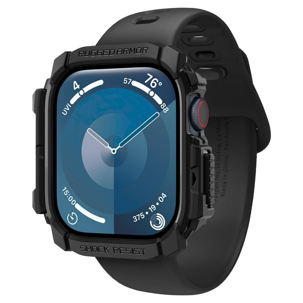 Spigen Θήκη Apple Watch 10/11 - 46mm Rugged Armor - Matte Black