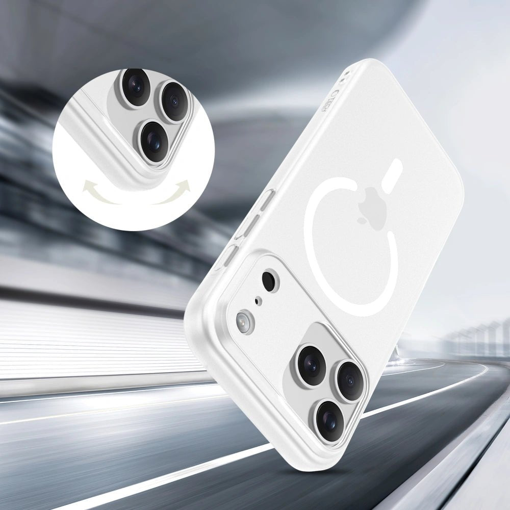 Tech - Protect iPhone 17 Pro MagSlim - Σκληρή Θήκη με MagSafe - Matte / White