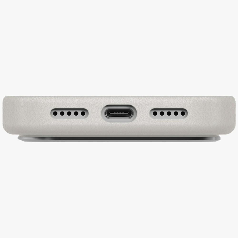 Uniq iPhone 17 Pro - Lyden MagClick - Σκληρή Θήκη με Επένδυση Συνθετικού Δέρματος και MagSafe - Clay