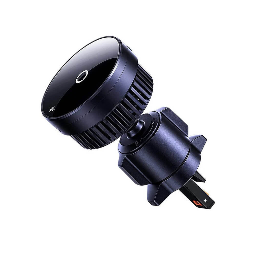 Baseus MagPro Series Μαγνητική Βάση Αυτοκινήτου Αεραγωγού με Ασύρματη Φόρτιση 15W - Cosmic Black