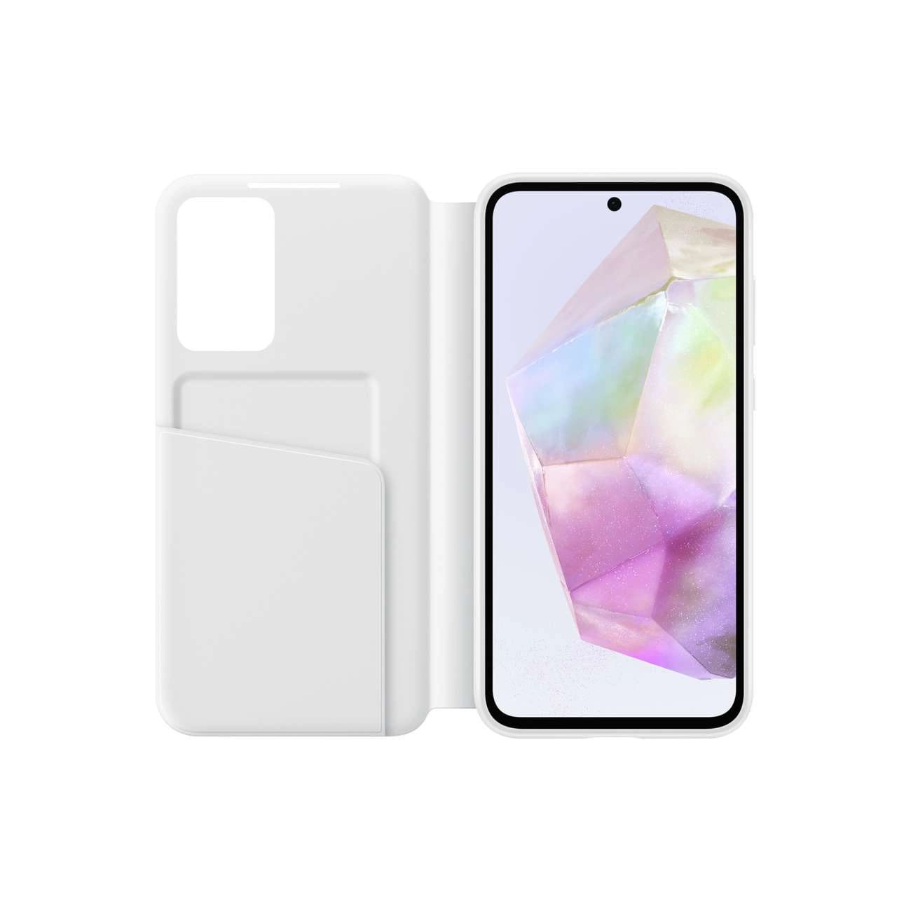 Samsung Smart View Cover Samsung Galaxy A35 5G Θήκη Πορτοφόλι - White - EF - ZA356CWEGWW