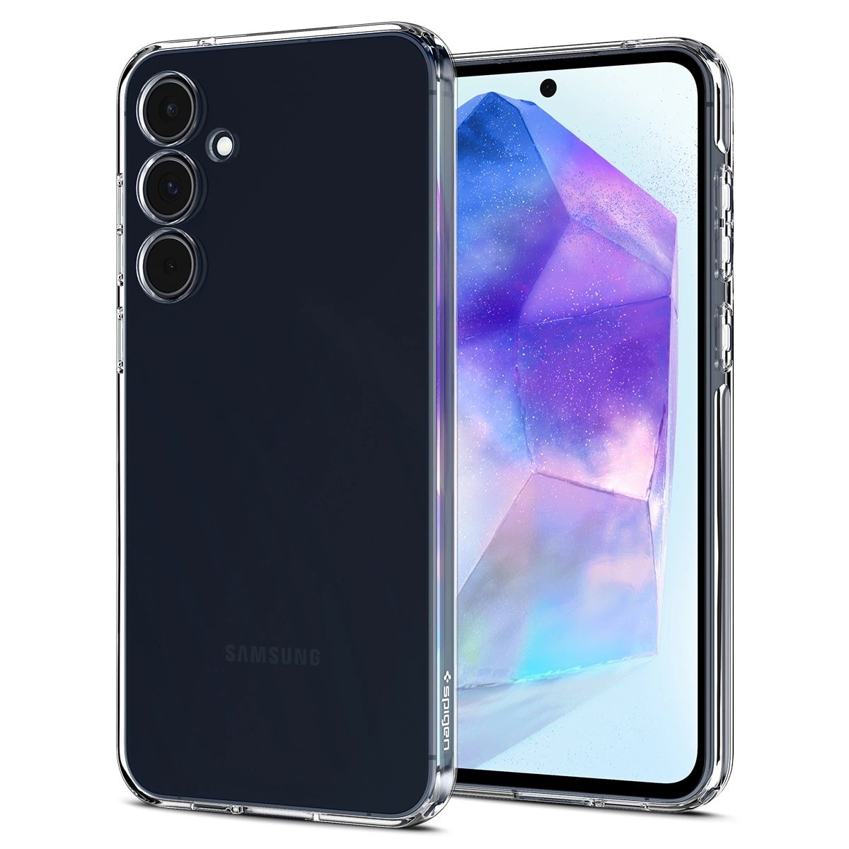 Spigen Samsung Galaxy A55 5G Crystal Flex Θήκη Σιλικόνης - Crystal Clear