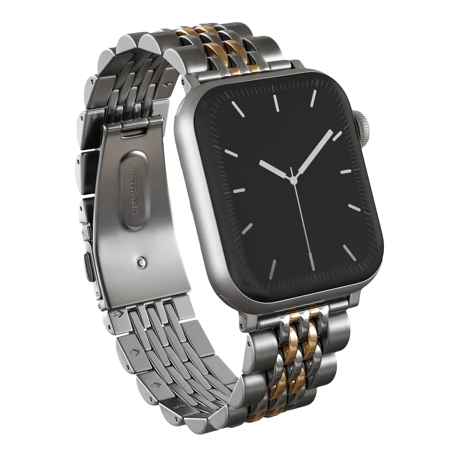 Burga Λουράκι Apple Watch 4/5/6/7/8/9/10/11 - SE (1/2/3) – 40/41/42mm - Chic Royal - Platinum Gold