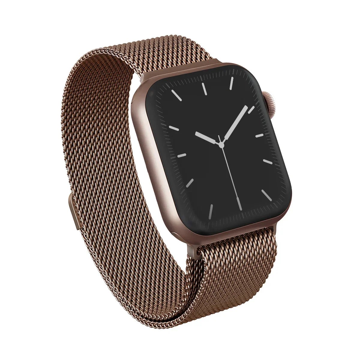 Burga Λουράκι Apple Watch 4/5/6/7/8/9/10/11 - SE (1/2/3) - Ultra (1/2/3) – 44/45/46/49mm - Metal Mesh - Rose Gold
