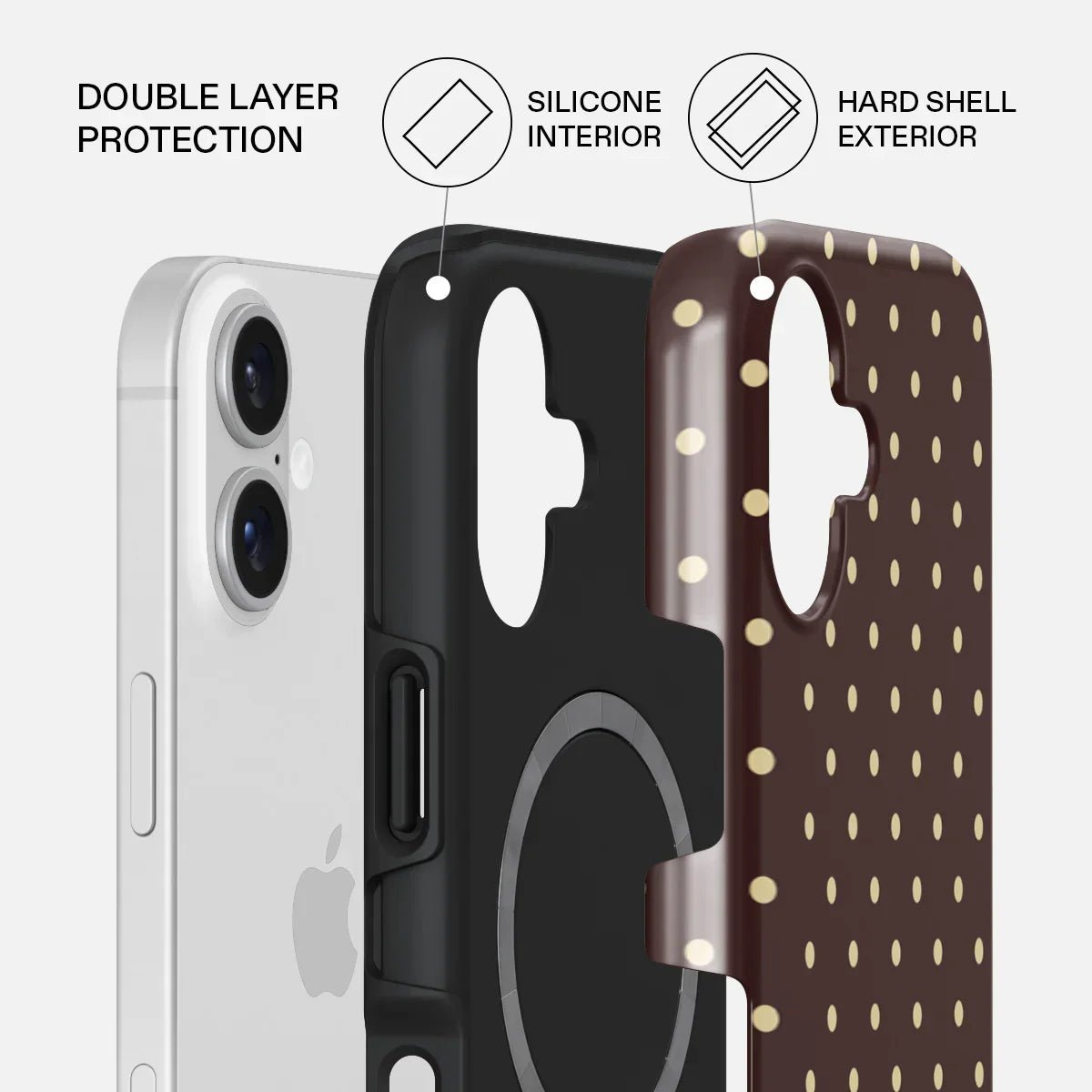 Burga iPhone 17 - Fashion Tough MagSafe - Σκληρή Θήκη με MagSafe - Sorry Busy