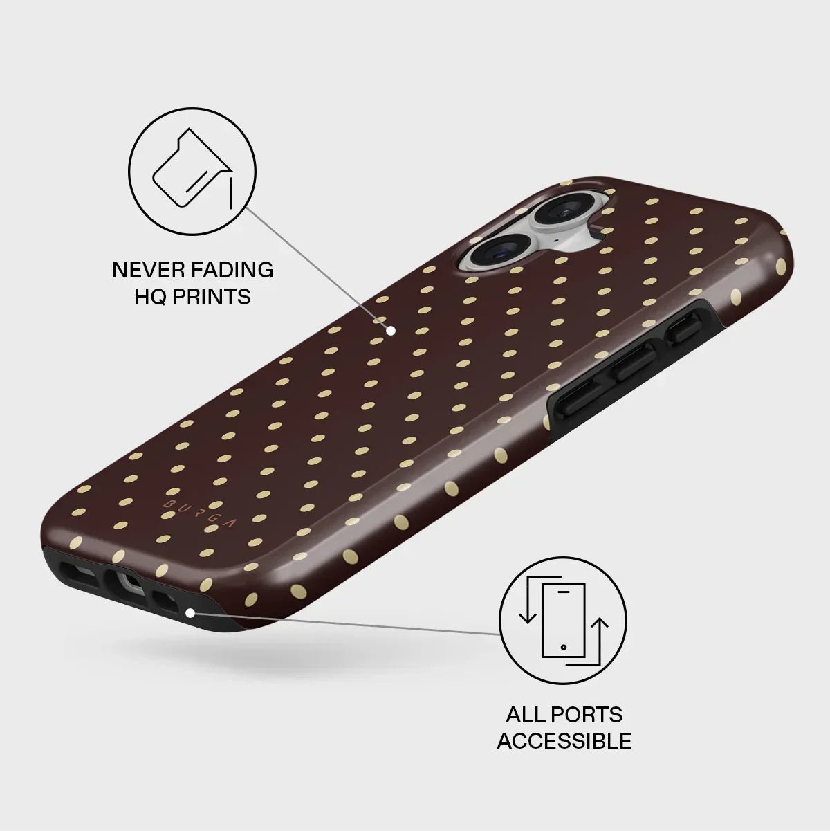 Burga iPhone 17 - Fashion Tough MagSafe - Σκληρή Θήκη με MagSafe - Sorry Busy