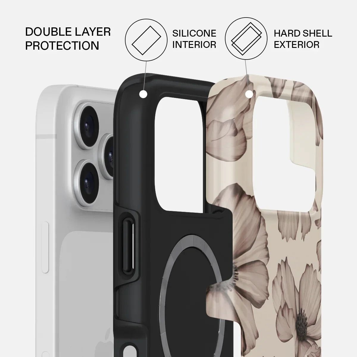 Burga iPhone 17 Pro - Fashion Tough MagSafe - Σκληρή Θήκη με MagSafe - Barely Yours