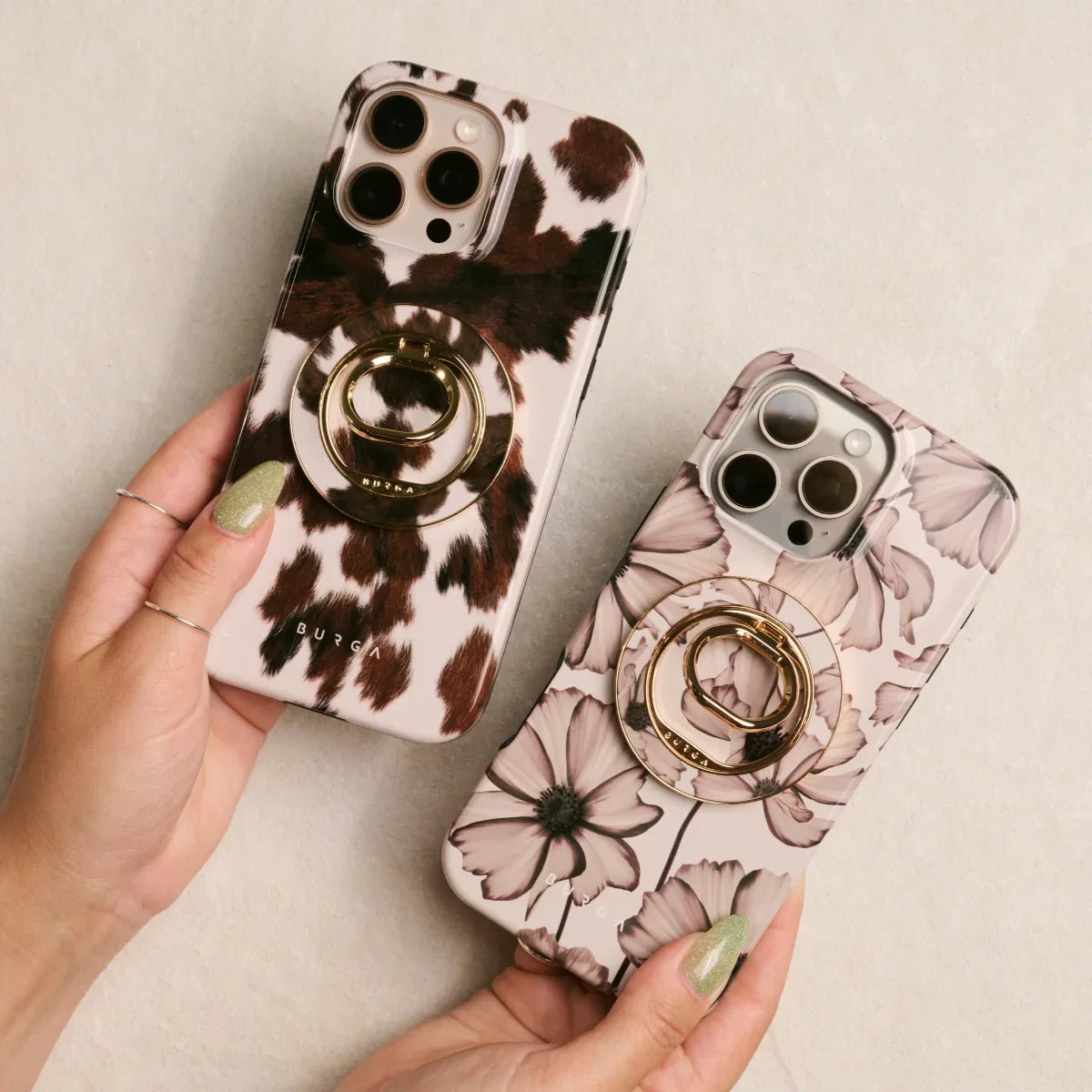 Burga Magnetic Ring Holder - Μαγνητικό Δαχτυλίδι Συγκράτησης Κινητού - Gold - Celestial