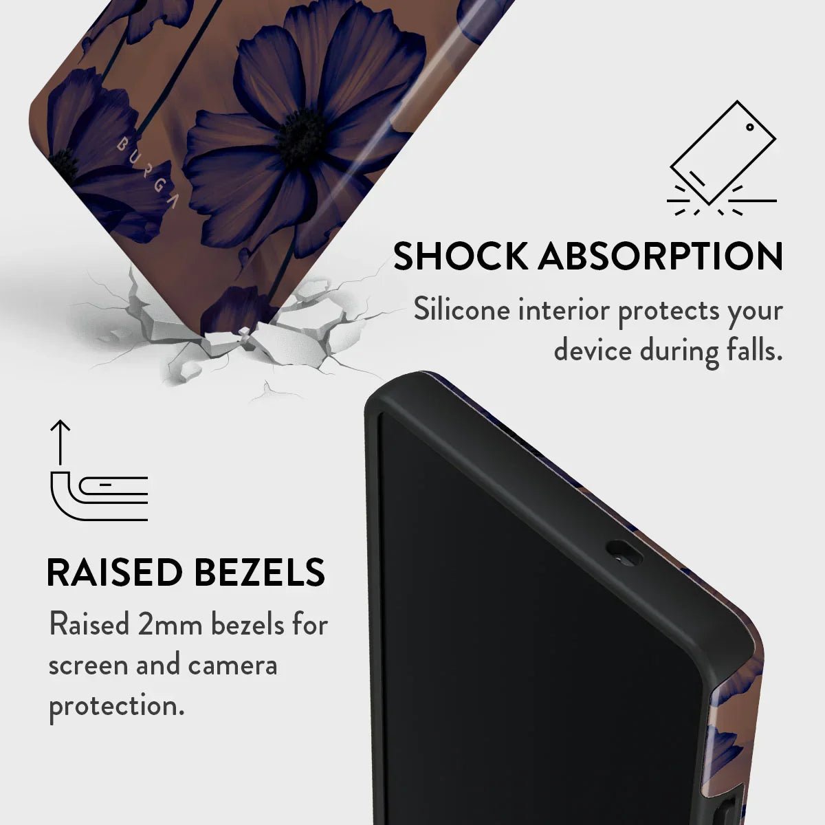 Burga Samsung Galaxy S25 Ultra - Fashion Tough MagSafe - Σκληρή Θήκη με MagSafe - Velvet Night