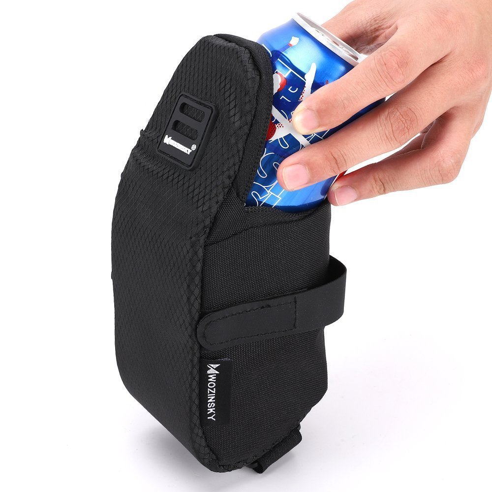 Wozinsky Bike Saddle Bag - Τσάντα Αποθήκευσης για Σέλα Ποδηλάτων 0,6L - Black - WBB8BK