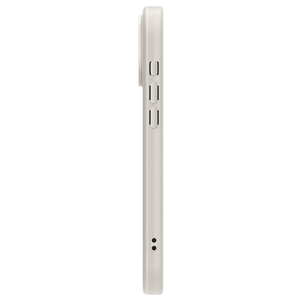 Spigen Cyrill iPhone 16 Pro Max Kajuk Mag Θήκη με Επένδυση Συνθετικού Δέρματος και MagSafe - Cream