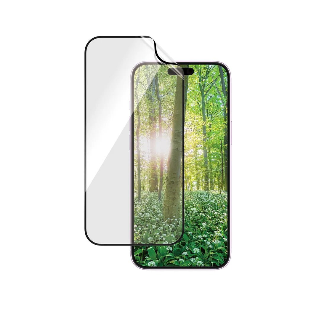 PanzerGlass iPhone 15 Plus / iPhone 16 Plus Eco Matrix Ultra - Wide Fit Προστατευτική Mεμβράνη Οθόνης - Διάφανη / Black