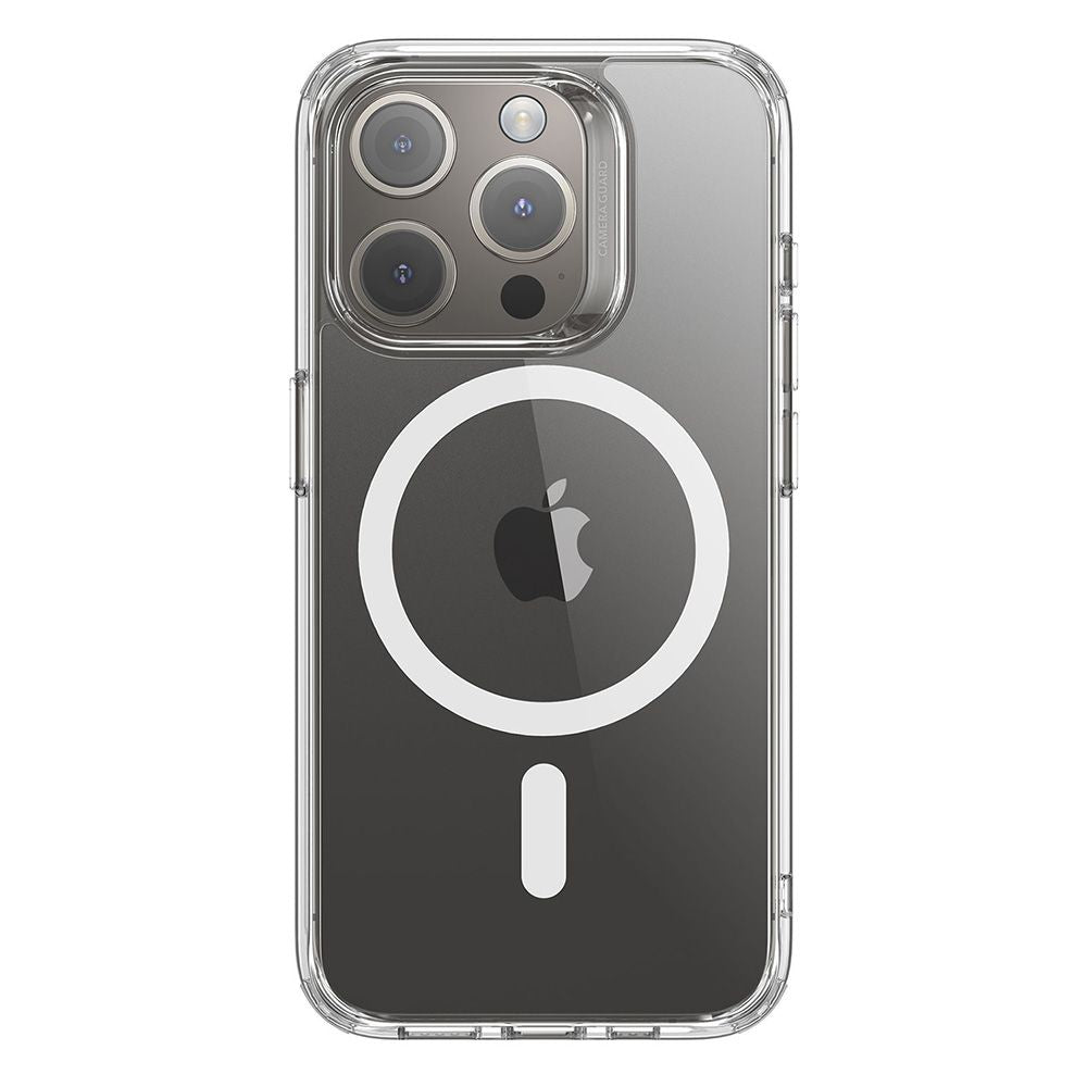 ESR iPhone 15 Pro Max Classic Hybrid Halolock Σκληρή Θήκη με Πλαίσιο Σιλικόνης και MagSafe - Διάφανη