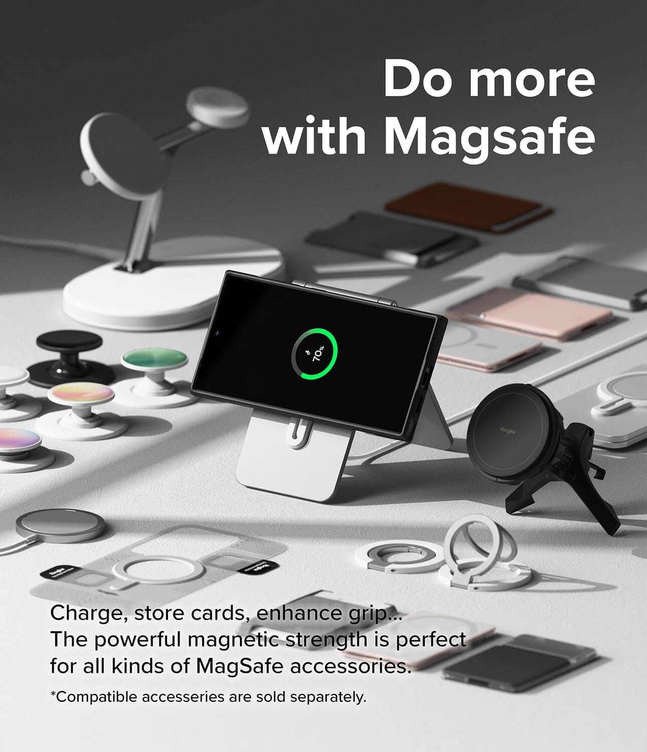 Ringke Samsung Galaxy S24 Ultra - Onyx MagSafe - Θήκη Σιλικόνης - Black