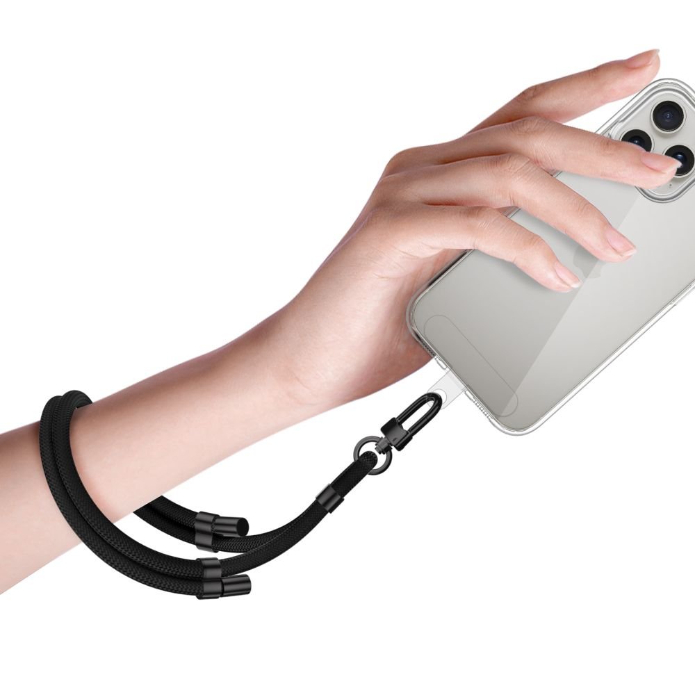 Tech - Protect C4S Rope Wrist Strap - Universal Λουράκι Καρπού για Θήκη Κινητού - Black / Black