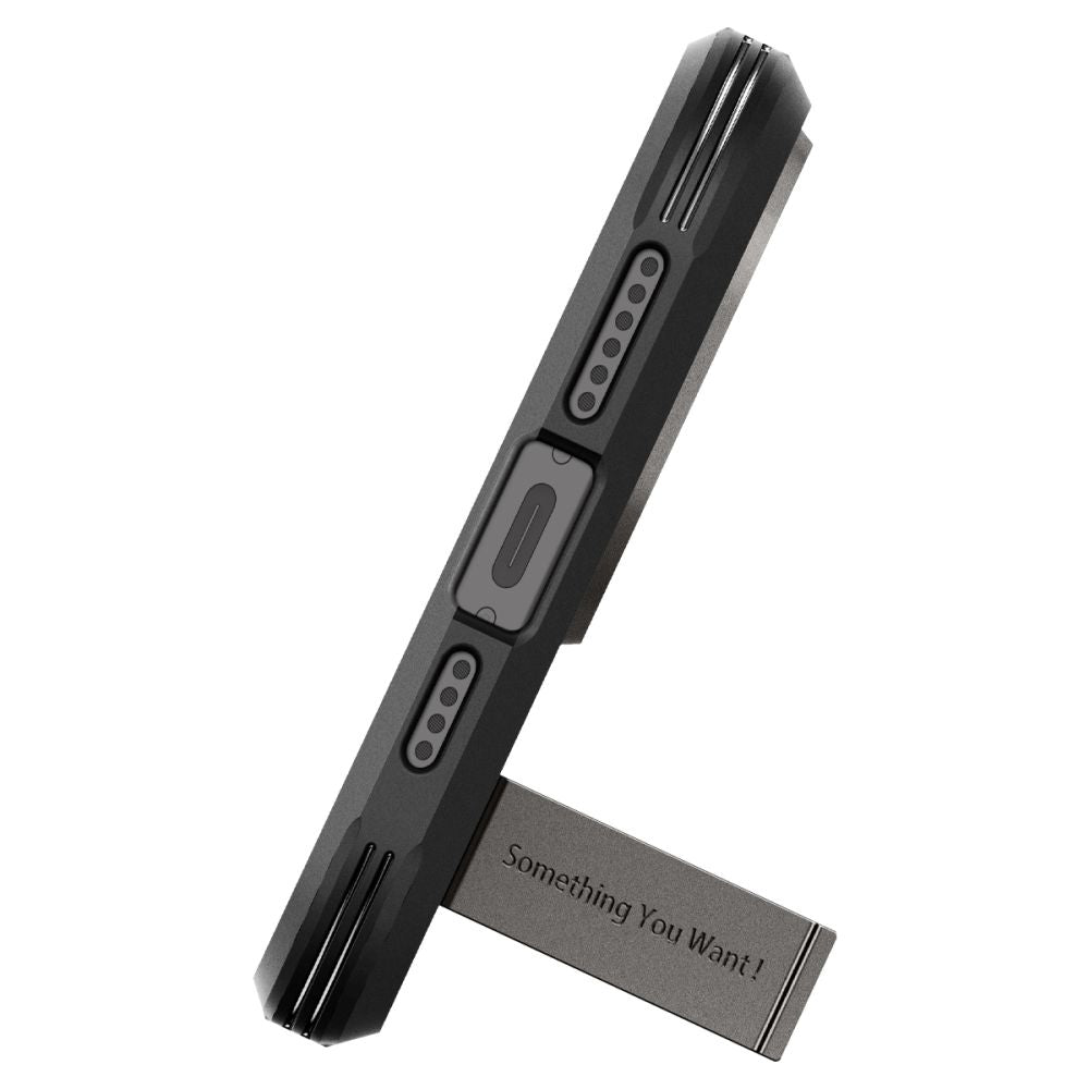 Spigen iPhone 15 Pro Tough Armor Mag Σκληρή Θήκη με MagSafe - Gunmetal