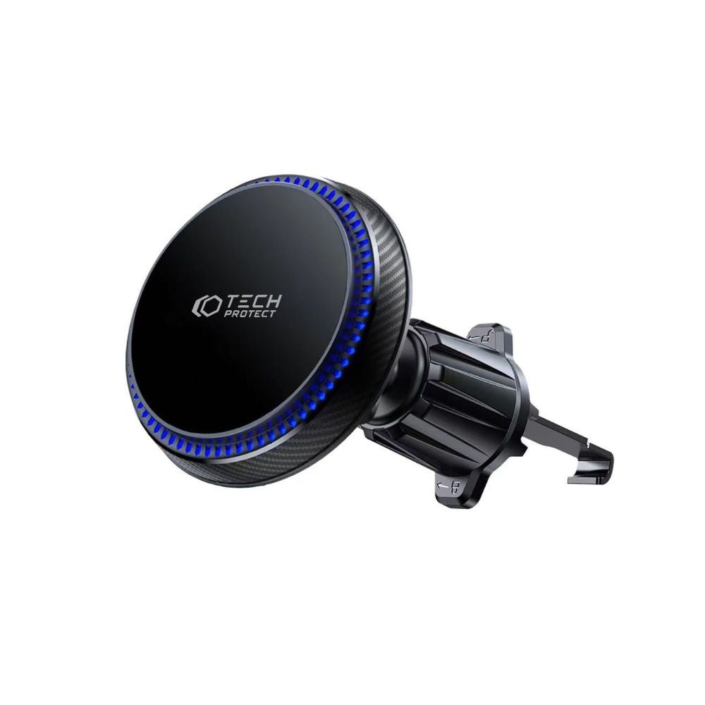 Tech - Protect MM15W - V4 Μαγνητική Βάση Αυτοκινήτου Αεραγωγού με Ασύρματη Φόρτιση MagSafe 15W - Black