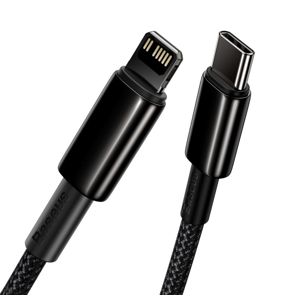 Baseus Simple Wisdom PD 20W - Καλώδιο Δεδομένων και Φόρτισης Type - C to Lightning 1M - Black - CATLWJ - 01