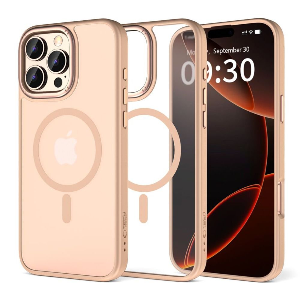 Tech - Protect iPhone 16 Pro Max MagEdge - Σκληρή Θήκη με Πλαίσιο Σιλικόνης και MagSafe - Desert