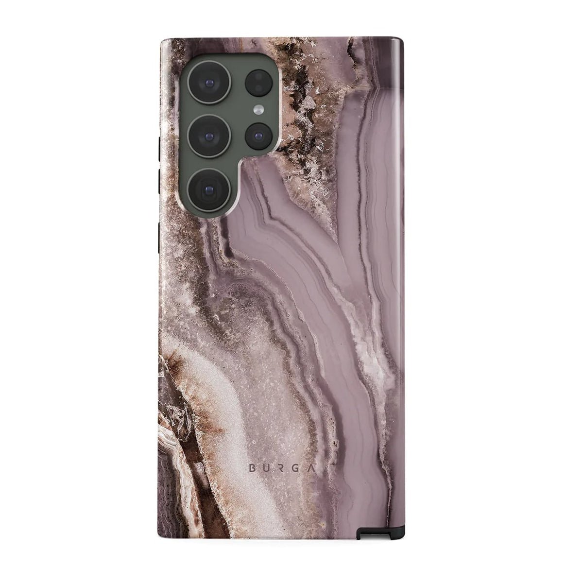 Burga Samsung Galaxy S23 Ultra Fashion Tough Σκληρή Θήκη - Golden Taupe