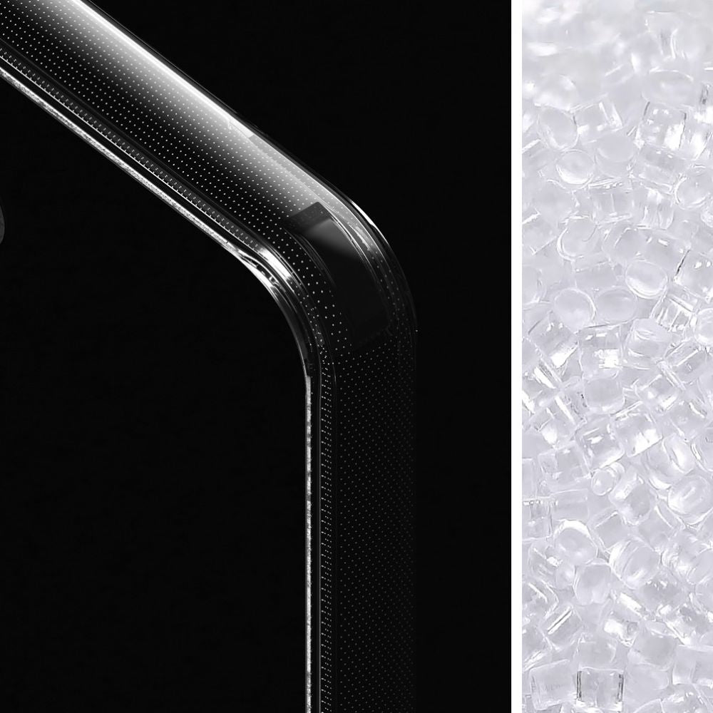 Ringke Samsung Galaxy S23 FE Fusion Σκληρή Θήκη με Πλαίσιο Σιλικόνης - Smoke Black / Διάφανη