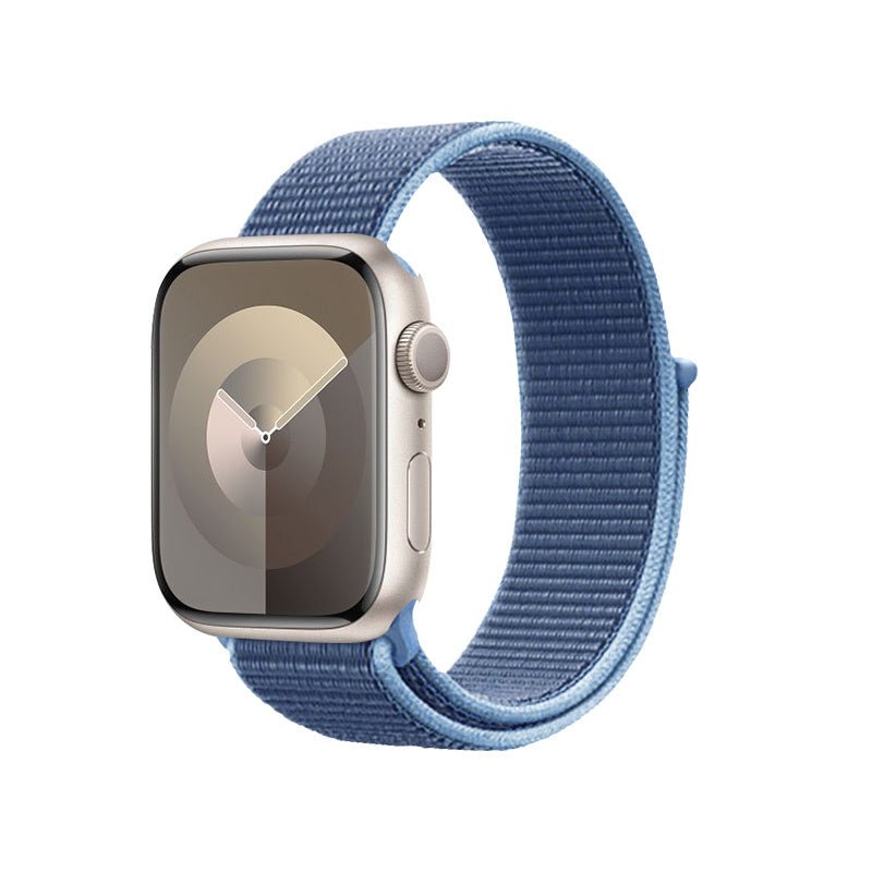 Crong Λουράκι Apple Watch 2/3/4/5/6/7/8/9/10/11 - SE (1/2/3) - 38/40/41/42mm από Νάιλον - Nylon - Ocean Blue