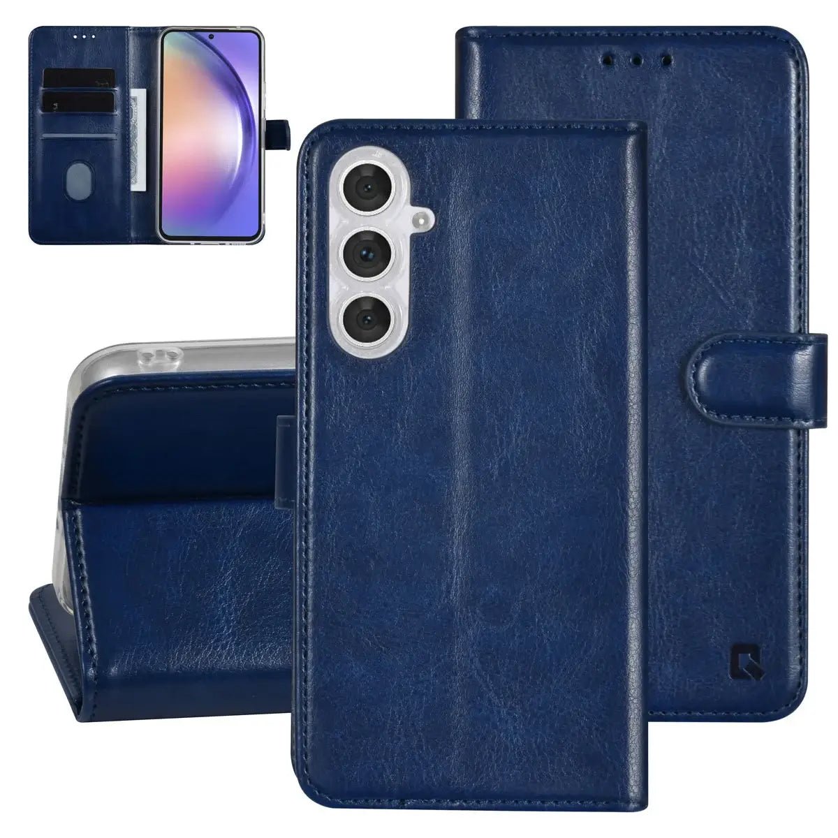 Tuniq Samsung Galaxy A54 5G - Θήκη Πορτοφόλι Stand από Δερματίνη - Μπλε