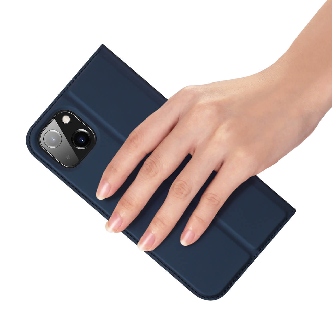 Dux Ducis iPhone 14 Plus Flip Stand Case Θήκη Βιβλίο - Blue