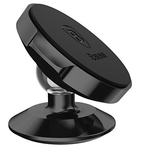 Baseus Small Ears Series Universal Magnetic Car Mount Holder for Smartphones / iPhones - Μαγνητική Βάση Αυτοκινήτου - Black - SUER - B01