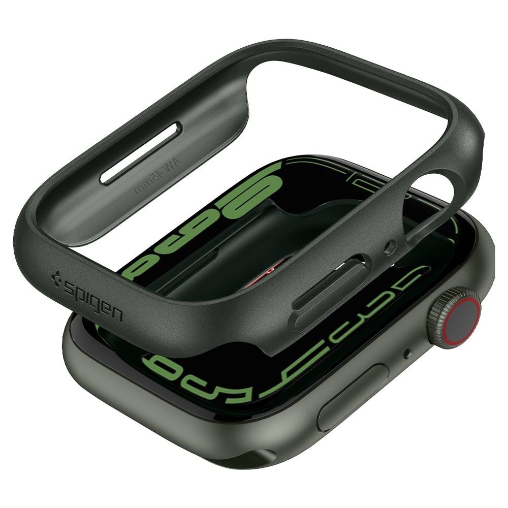 Spigen Θήκη Apple Watch 7 / 8 / 9 - 45 mm Thin Fit - Military Green