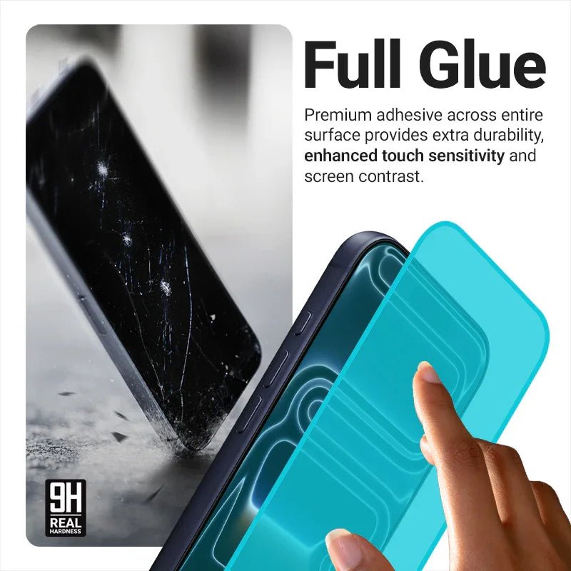 Crong iPhone 16 Pro / iPhone 17 / iPhone 17 Pro - EasyShield - Full Screen Αντιχαρακτικό Γυαλί Οθόνης - 2 Τεμάχια - Clear