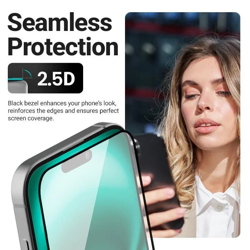 Crong iPhone 17 Pro - 3D Armour Glass - Full Screen Αντιχαρακτικό Γυαλί Οθόνης - Clear