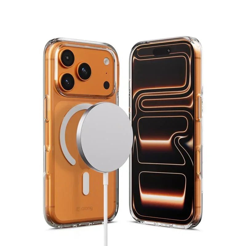 Crong iPhone 17 Pro - Clear Mag Cover - Σκληρή Θήκη με Πλαίσιο Σιλικόνης και MagSafe - Clear