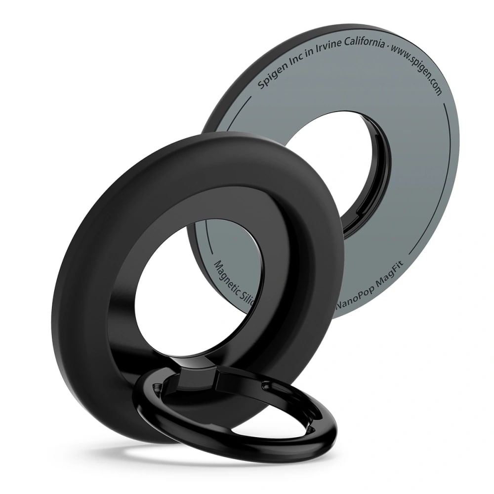 Spigen Nano Pop MagFit - MagSafe Δαχτυλίδι Συγκράτησης Κινητού - Βάση Στήριξης - Black Sesame