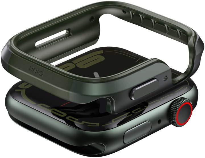 Uniq Θήκη Apple Watch 4 / 5 / 6 / 7 / 8 / 9 / SE / SE 2 - 44 / 45 mm Valencia Hybrid Υψηλής Προστασίας - Green