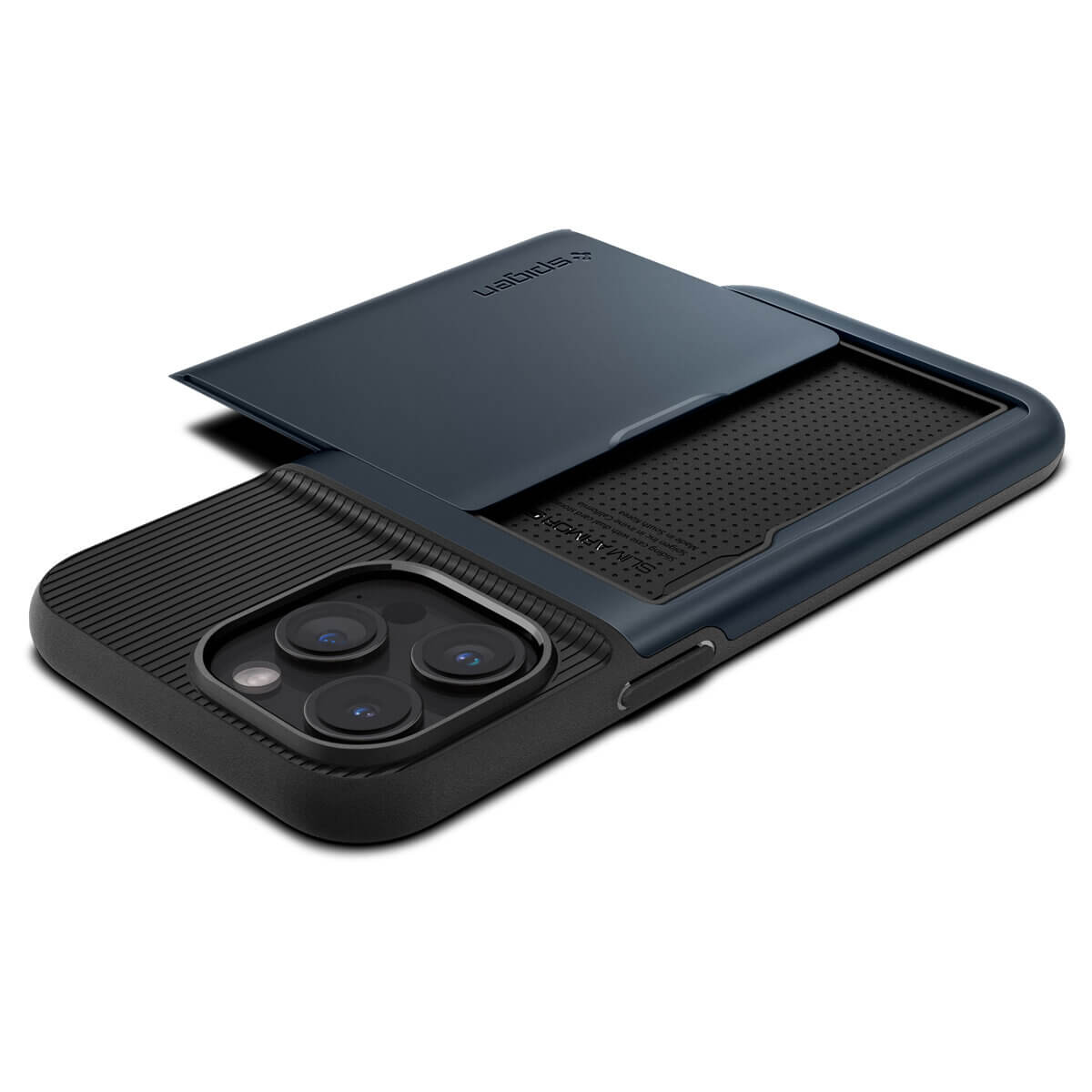 Spigen iPhone 15 Pro Slim Armor CS Σκληρή Θήκη - Blue