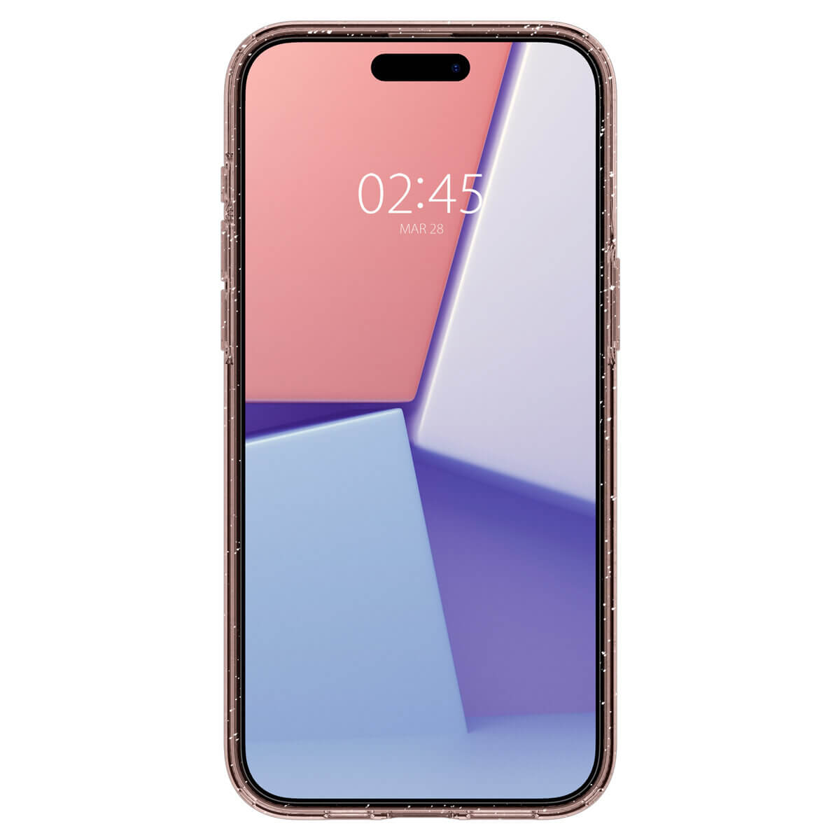 Spigen iPhone 15 Pro Liquid Crystal Θήκη Σιλικόνης - Glitter Rose