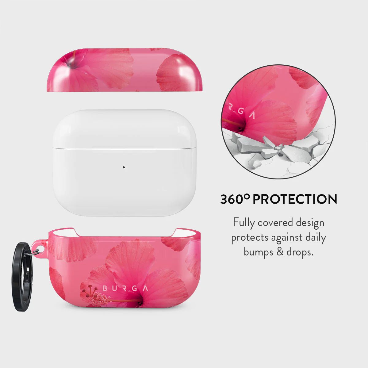 Burga AirPods Pro 2 Σκληρή Θήκη - Island Girl