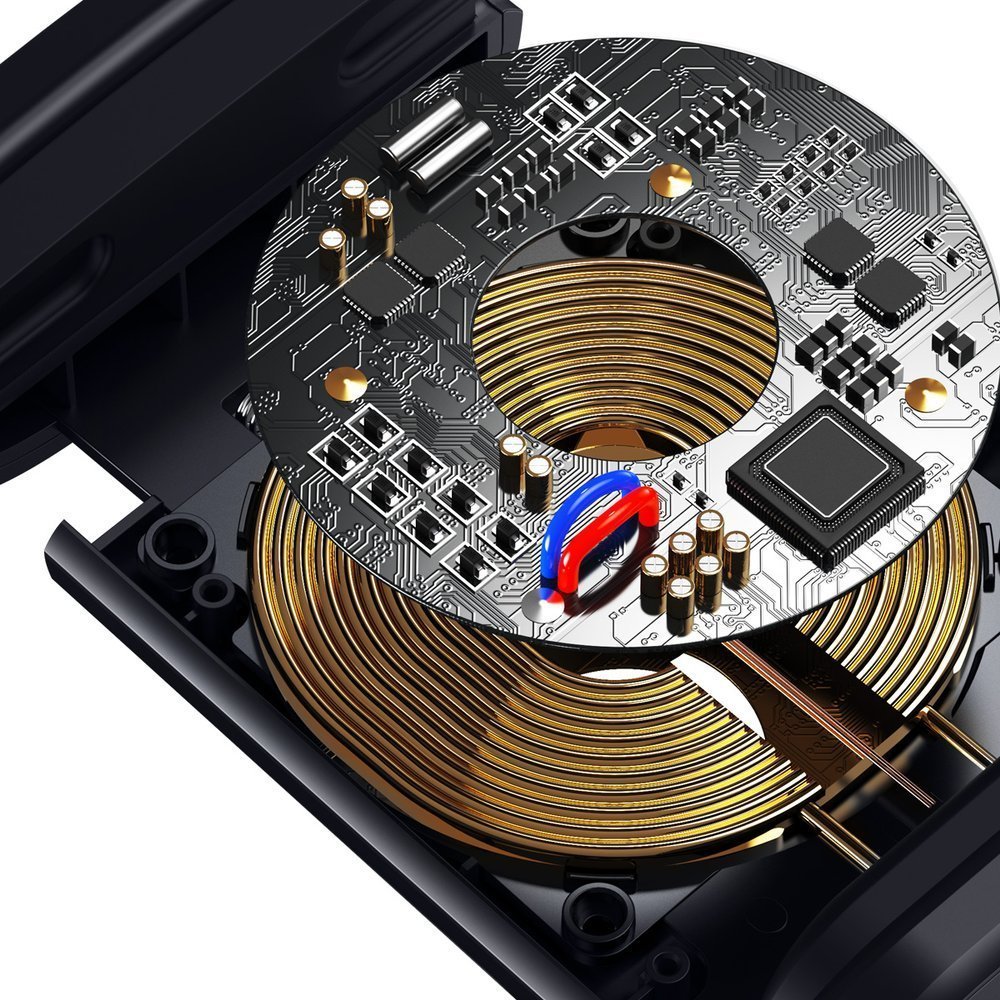 Baseus Energy Storage Backseat Holder - Universal Βάση Αυτοκινήτου για τα Πίσω Καθίσματα με Ασύρματη Φόρτιση Qi Charge 15W - Black - WXHZ - 01