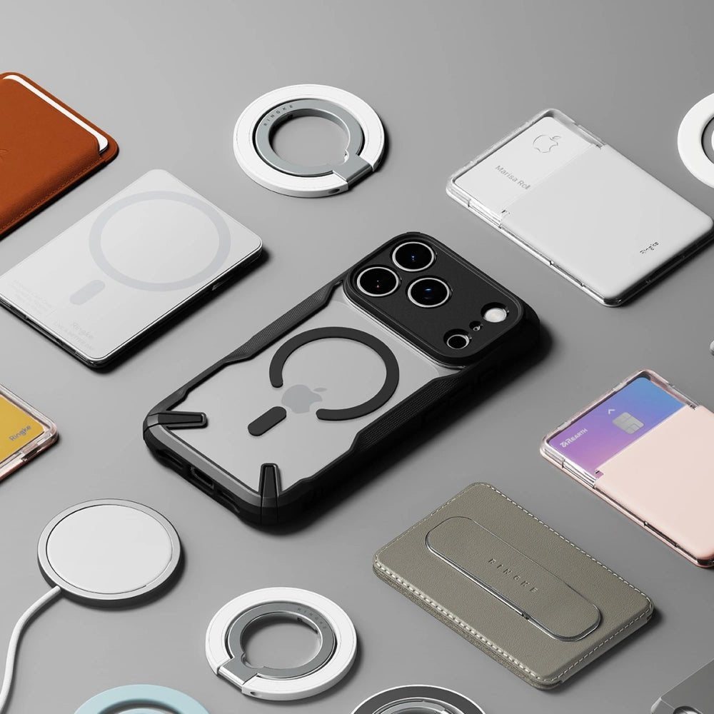 Ringke iPhone 17 Pro - Fusion X Magnetic MagSafe - Σκληρή Θήκη με Πλαίσιο Σιλικόνης και MagSafe - Black