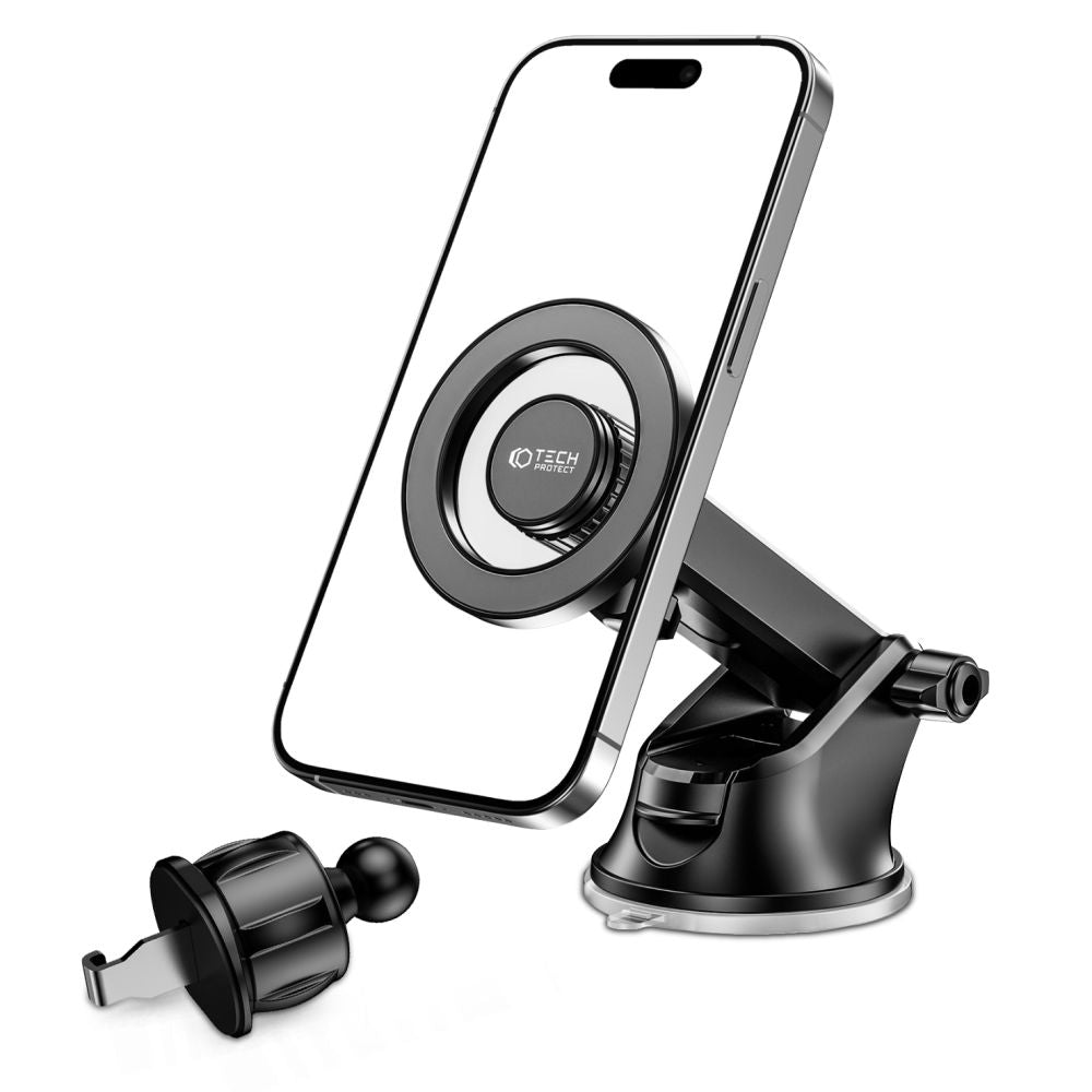 Tech - Protect N51 Μαγνητική MagSafe Βάση για το Ταμπλό και τον Αεραγωγό του Αυτοκινήτου - Black