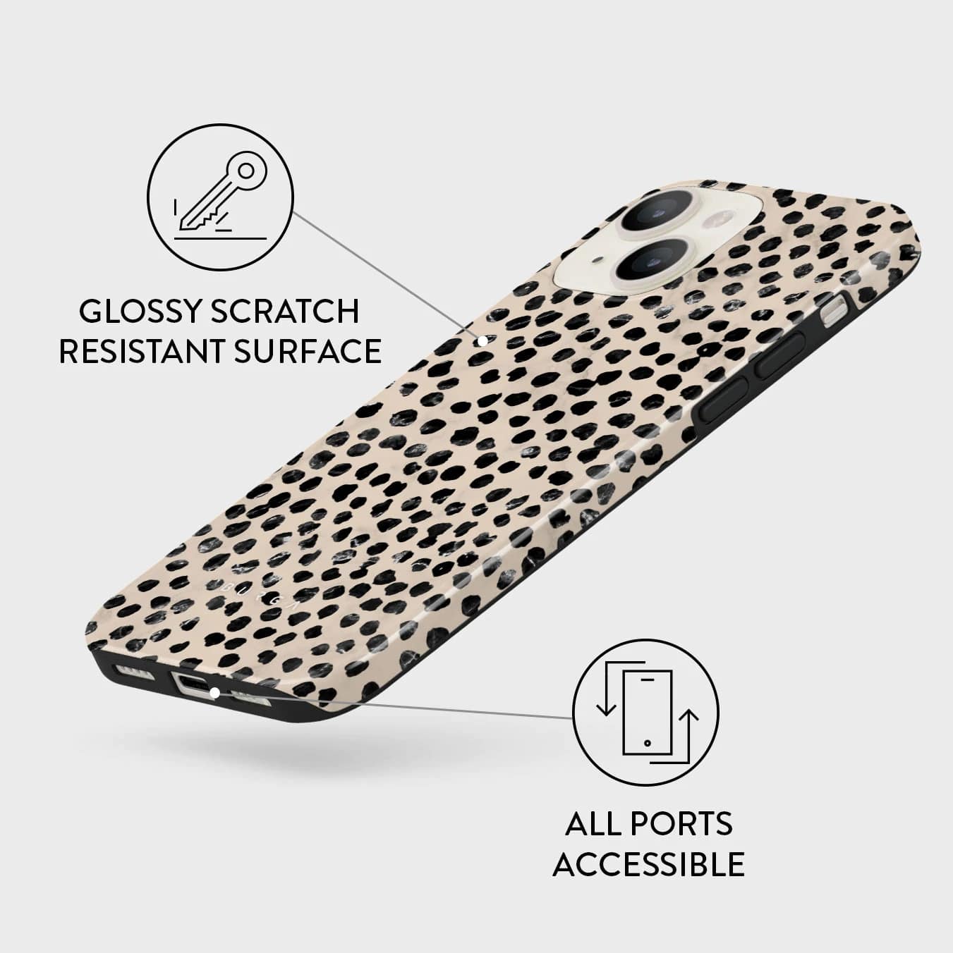 Burga iPhone 13 Fashion Tough Σκληρή Θήκη - Almond Latte