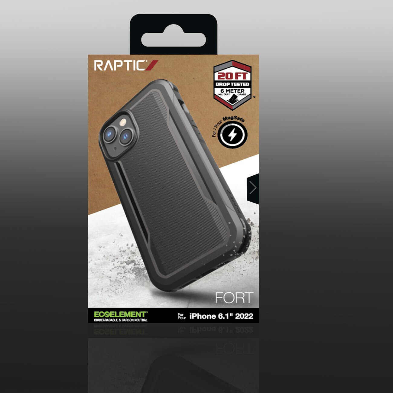 X - Doria Raptic iPhone 14 Fort Case Σκληρή Θήκη με MagSafe - Black