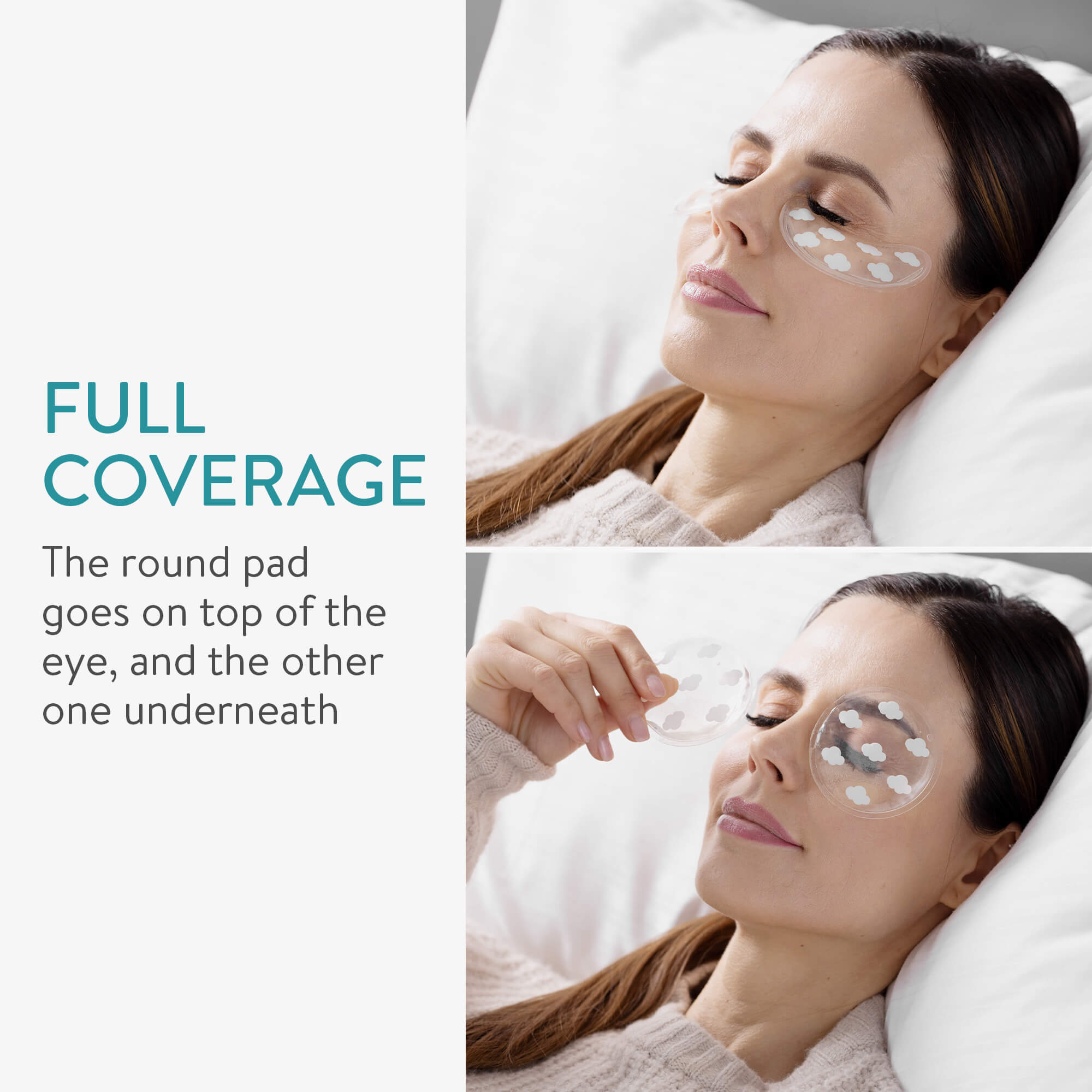 Navaris 2 Σετ Gel Eye Pads Οφθαλμικά Επιθέματα - Διάφανα - 56605.01