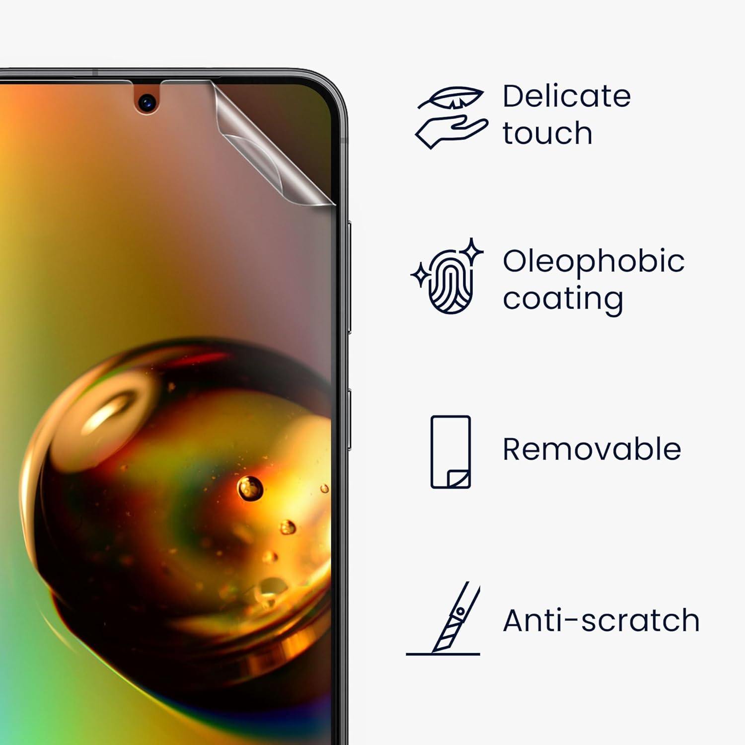 KW Samsung Galaxy S24+ - Σετ με 6 Μεμβράνες Προστασίας Οθόνης - Διάφανες