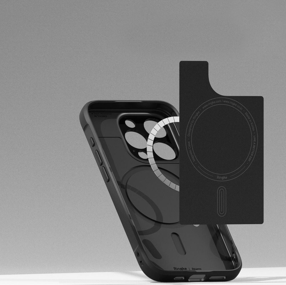 Ringke iPhone 15 Pro Onyx MagSafe Durable TPU Case Θήκη Σιλικόνης με MagSafe - Black