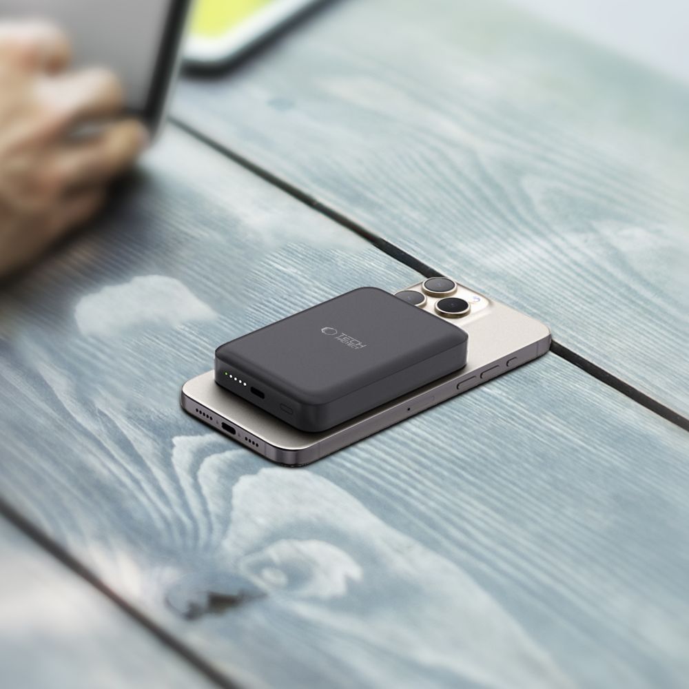 Tech - Protect PB11 Lifemag MagSafe PowerBank Μαγνητικό PowerBank Κινητού 10000 mAh - Black